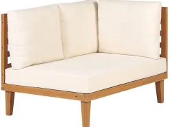 Conjunto De Jardim De Canto 4 Lugares Em Madeira De Acacia Clara Baratti