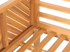 Conjunto De Jardim De Canto 4 Lugares Em Madeira De Acacia Clara Baratti