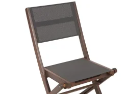 Conjunto De Jardim De Madeira De 8 Lugares Em Madeira De Acacia Escura Cesana