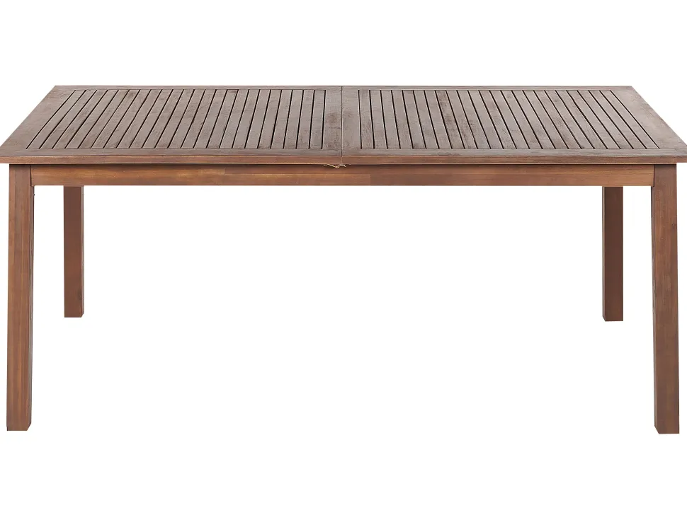 Conjunto De Jardim De Madeira De 8 Lugares Em Madeira De Acacia Escura Cesana