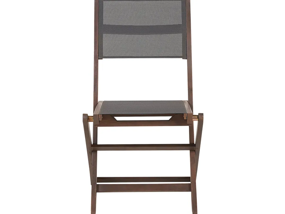 Conjunto De Jardim De Madeira De 8 Lugares Em Madeira De Acacia Escura Cesana