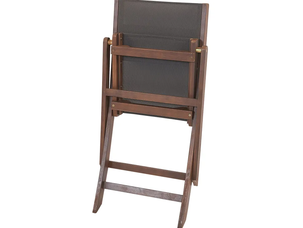 Conjunto De Jardim De Madeira De 8 Lugares Em Madeira De Acacia Escura Cesana