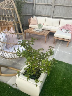 Conjunto De Jardim Em Madeira De Acacia 4 Lugares A Direita Cremona