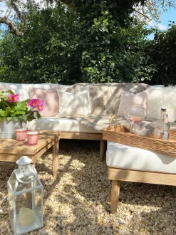 Conjunto De Jardim Em Madeira De Acacia 4 Lugares A Direita Cremona