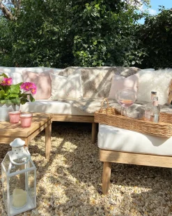 Conjunto De Jardim Em Madeira De Acacia 4 Lugares A Direita Cremona