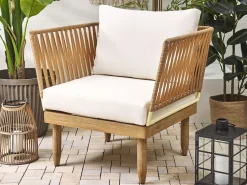 Conjunto De Jardim Em Madeira De Acacia 4 Lugares A Direita Cremona