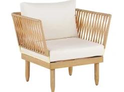 Conjunto De Jardim Em Madeira De Acacia 4 Lugares A Direita Cremona