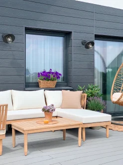 Conjunto De Jardim Em Madeira De Acacia 4 Lugares A Direita Cremona