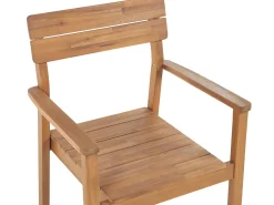 Conjunto De Jardim Em Madeira De Acacia Para 4 Pessoas Fornelli