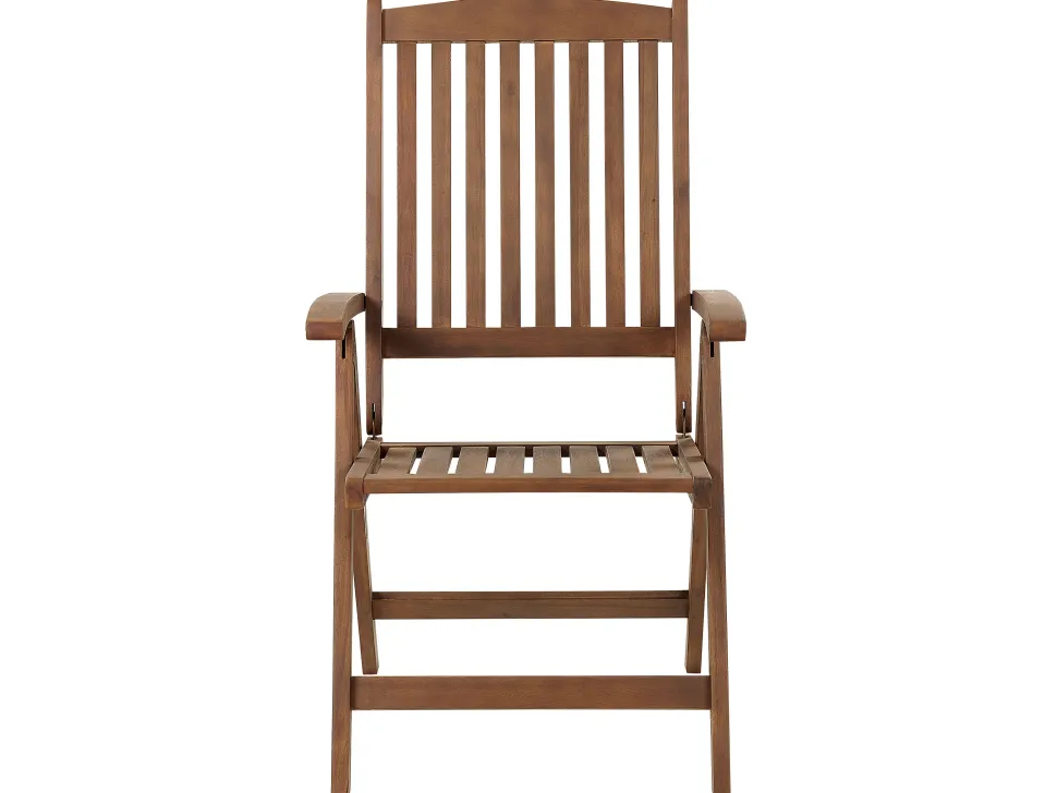 Conjunto De Jardim Em Madeira Escura De Acacia Amantea