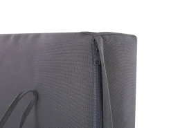 Conjunto De Jardim Em Madeira Com Almofadas Cinzentas Escuras Pallano