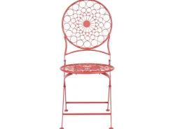 Conjunto De Jardim Em Metal Vermelho Scario