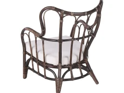 Conjunto De Jardim Em Rattan Castanho Escuro Para 4 Pessoas Brindisi