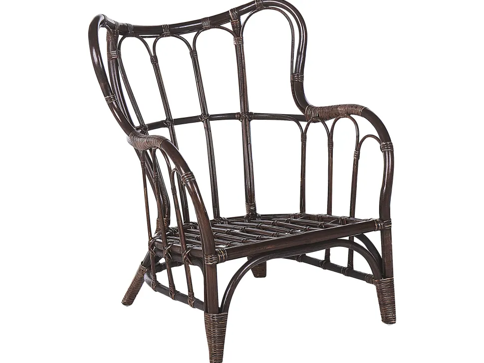 Conjunto De Jardim Em Rattan Castanho Escuro Para 4 Pessoas Brindisi