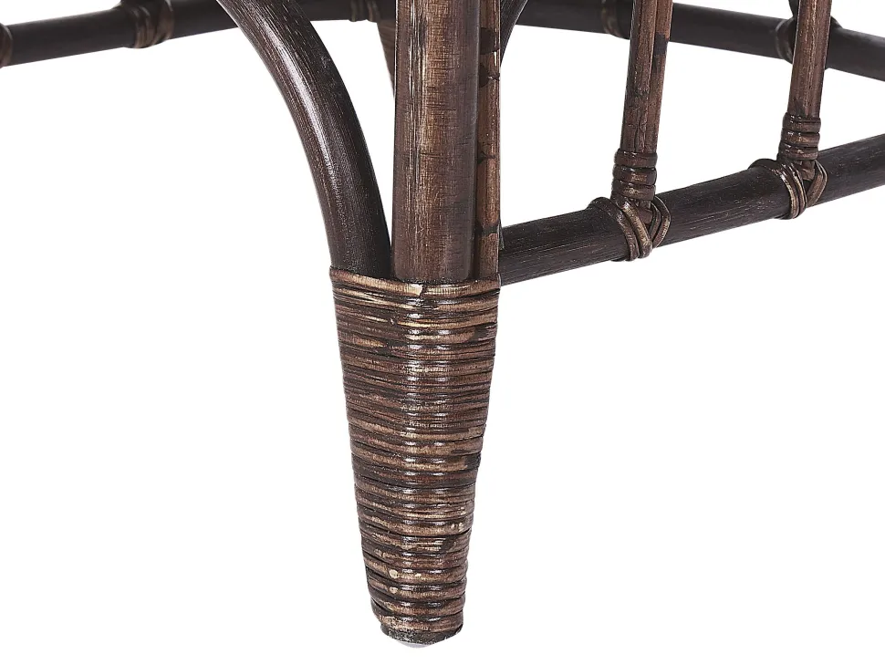 Conjunto De Jardim Em Rattan Castanho Escuro Para 4 Pessoas Brindisi