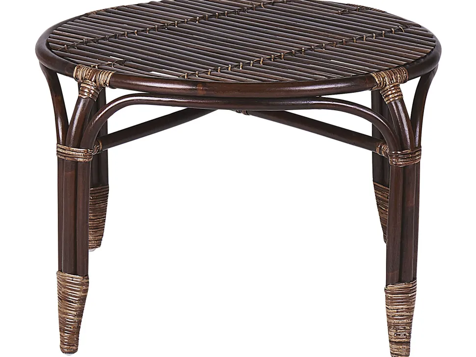 Conjunto De Jardim Em Rattan Castanho Escuro Para 4 Pessoas Brindisi