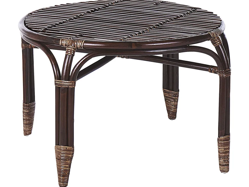 Conjunto De Jardim Em Rattan Castanho Escuro Para 4 Pessoas Brindisi