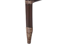 Conjunto De Jardim Em Rattan Castanho Escuro Para 4 Pessoas Brindisi