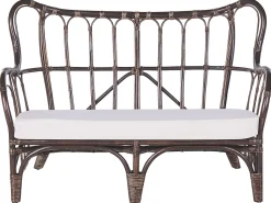 Conjunto De Jardim Em Rattan Castanho Escuro Para 4 Pessoas Brindisi