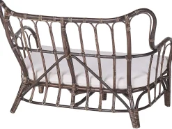 Conjunto De Jardim Em Rattan Castanho Escuro Para 4 Pessoas Brindisi