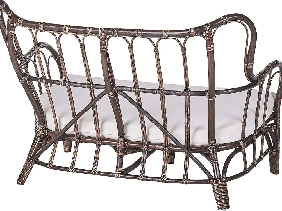 Conjunto De Jardim Em Rattan Castanho Escuro Para 4 Pessoas Brindisi