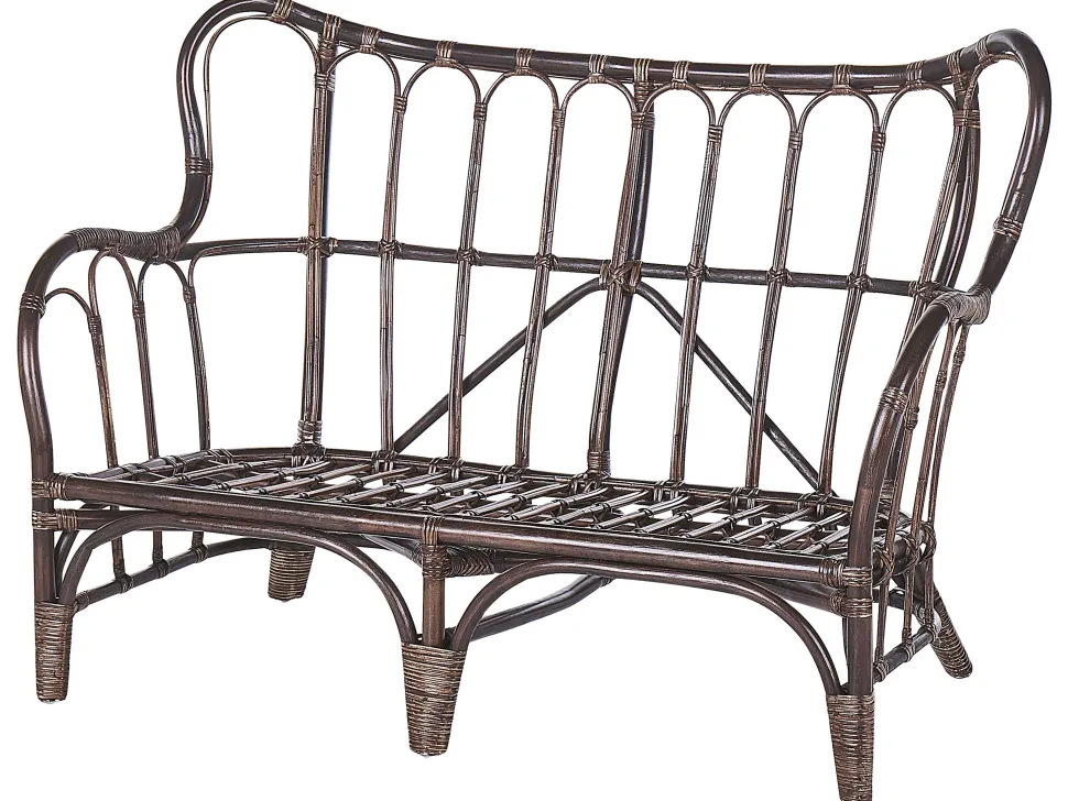 Conjunto De Jardim Em Rattan Castanho Escuro Para 4 Pessoas Brindisi