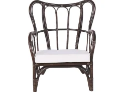 Conjunto De Jardim Em Rattan Castanho Escuro Para 4 Pessoas Brindisi