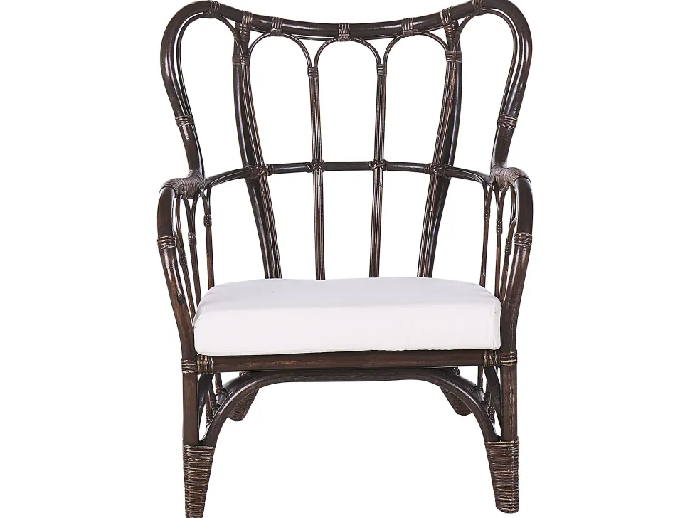 Conjunto De Jardim Em Rattan Castanho Escuro Para 4 Pessoas Brindisi