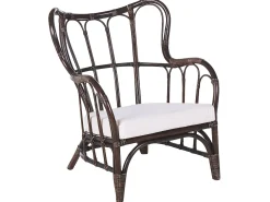 Conjunto De Jardim Em Rattan Castanho Escuro Para 4 Pessoas Brindisi