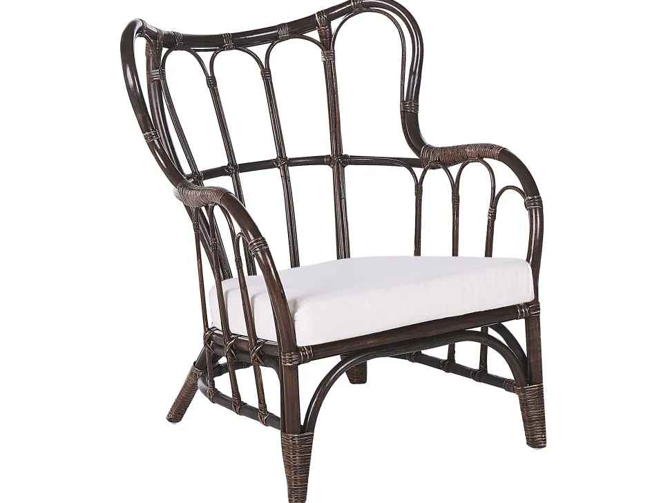 Conjunto De Jardim Em Rattan Castanho Escuro Para 4 Pessoas Brindisi