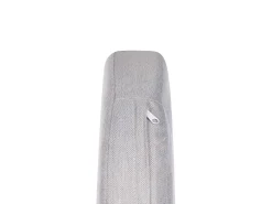 Conjunto De Jardim Em Rattan Sintetico Branco Acinzentado Mesyna