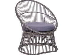 Conjunto De Jardim Em Rattan Sintetico Taupe Mesyna