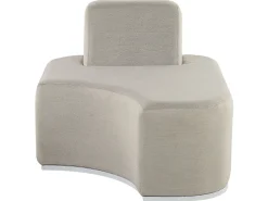 Conjunto De Jardim Modular 2 Lugares Cinzento Claro Fabro