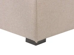 Conjunto De Jardim Modular 4 Lugares E Repousa-Pes Em Tecido Creme Arezzo