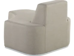 Conjunto De Jardim Modular 4 Lugares Cinzento Claro Fabro