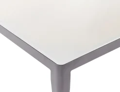 Conjunto De Jardim Modular 6 Lugares Em Aluminio Cinzento E Creme Rima Iii