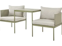 Conjunto De Jardim Modular 2 Lugares Em Aluminio Verde Terracina