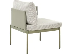 Conjunto De Jardim Modular 2 Lugares Em Aluminio Verde Terracina