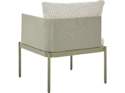 Conjunto De Jardim Modular 2 Lugares Em Aluminio Verde Terracina