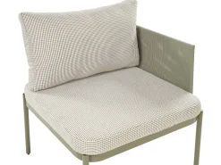 Conjunto De Jardim Modular 2 Lugares Em Aluminio Verde Terracina