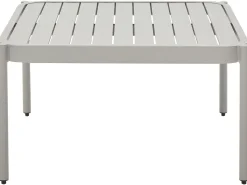 Conjunto De Jardim Modular 2 Lugares Em Aluminio Cinzento Claro Terracina