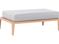 Conjunto De Jardim Modular 6 Lugares Em Aluminio Cinzento E Castanho Claro Rima Iii