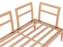 Conjunto De Jardim Modular 6 Lugares Em Aluminio Cinzento E Castanho Claro Rima Iii