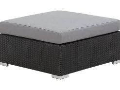 Conjunto De Jardim Modular Em Rattan Sintetico Preto A Direita Sano Ii