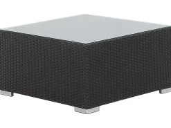 Conjunto De Jardim Modular Em Rattan Sintetico Preto A Direita Sano Ii