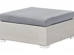 Conjunto De Jardim Modular Em Rattan Sintetico Cinzento Claro A Direita Sano Ii