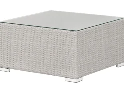 Conjunto De Jardim Modular Em Rattan Sintetico Cinzento Claro A Direita Sano Ii
