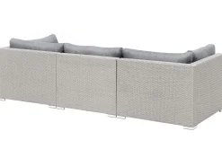 Conjunto De Jardim Modular Em Rattan Sintetico Cinzento Claro A Direita Sano Ii