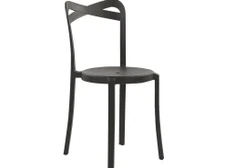 Conjunto De Móveis De Jardim Em Preto E Branco Com 4 Lugares Sersale/Camogli