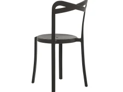 Conjunto De Móveis De Jardim Em Preto E Branco Com 4 Lugares Sersale/Camogli